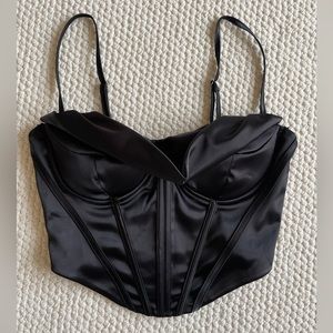Bustier crop top Size S